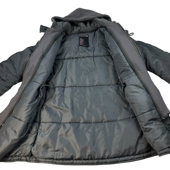 Alpha Industries Lady Cobbs Parka Womens Size L Insulated Jacket Gun Metal NWT - Picture 12 of 14